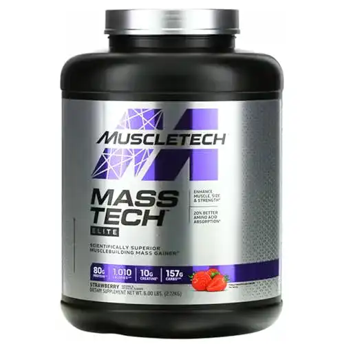 Weight-Gainer MuscleTech Weight Gainer, Erdbeere, 3.18 kg
