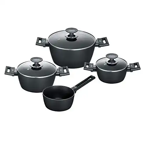 Berndes Töpfe Berndes 4-teiliges Kochtopf-Set – Alu Induktion