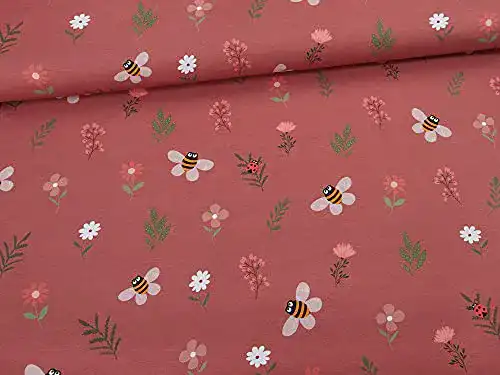 Die beste Romanit-Jersey Mamasliebchen Jersey-Stoff bee Happy #darkrose 2026 Test Bestseller Romanit-Jersey Mamasliebchen Jersey-Stoff bee Happy #darkrose