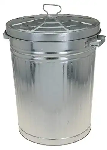 Metalltonne AiO-S – OK DRULINE XXL Mülltonne Zink 41 x 52 cm