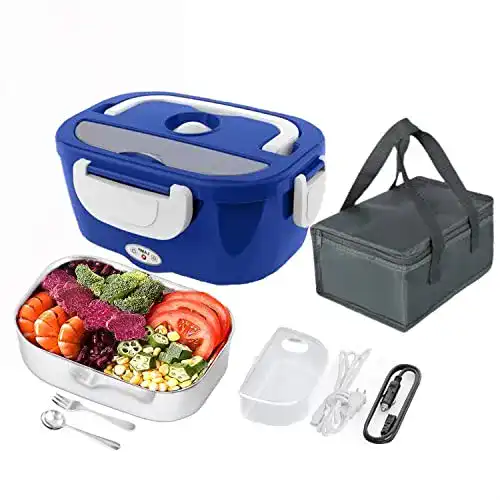 Elektrische Lunchbox KIATA 2 in 1, lebensmittelecht, abnehmbar