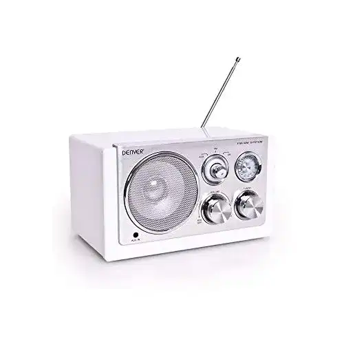 Die beste Denver-Radio Denver TR-61 Tischradio AUX, MW, UKW weiß 2026 Test Bestseller Denver-Radio Denver TR-61 Tischradio AUX, MW, UKW weiß