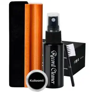 Schallplattenreiniger kulloomii Schallplattenbürste 4-in-1