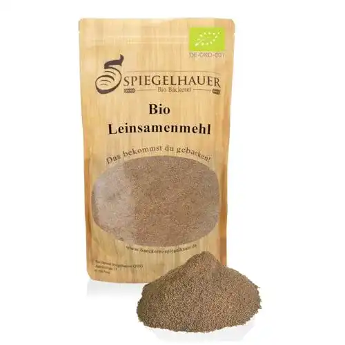 Leinsamenmehl Bäckerei Spiegelhauer Bio teilentölt 1 kg