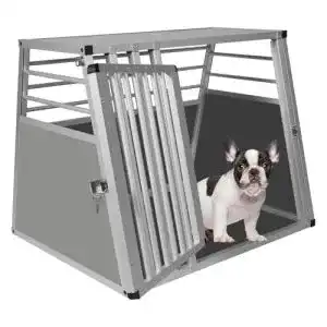 Eugad-Hundebox EUGAD Hundetransportbox Alu 80 x 65 x 65 cm