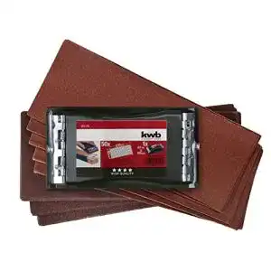 Schleifpapier kwb Handschleifer-Set, 2-teilig inkl. Schleifklotz