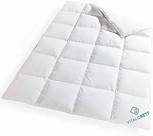Daunendecke 155 x 200 VitaloBett Ganzjahres-Decke Canadian