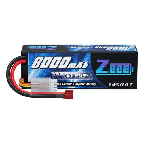 3S-LiPo Zeee 3S Lipo Akku 11,1V 8000mAh 100C Hardcase Batterie mit