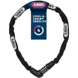 Fahrrad-Zahlenschloss ABUS Kettenschloss Steel-O-Chain 5805C