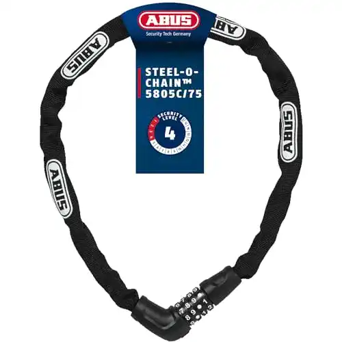 Fahrrad-Zahlenschloss ABUS Kettenschloss Steel-O-Chain 5805C