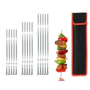 Schaschlikspieße GMMH Grill Spieße Schaschlikschpieße, 20 Stück