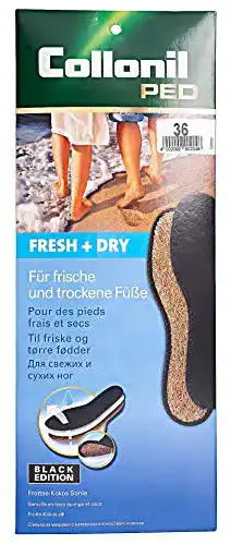 Barfußsohle Collonil Fresh & Dry Black Edition Sohle Einlegesohle