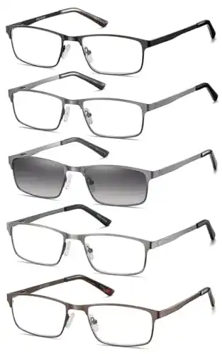 Lesebrille EYECEDAR Amcedar 5 Stuks Herren Rechteck