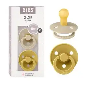 Kautschuk-Schnuller Bibs Colour Schnuller 2er-Pack, BPA-frei