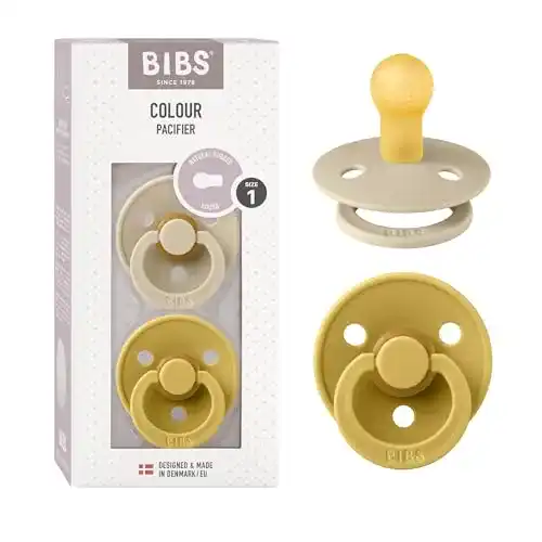 Kautschuk-Schnuller Bibs Colour Schnuller 2er-Pack, BPA-frei