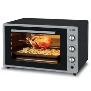 Pizzaofen ICQN 60 Liter XXL Minibackofen, 1800 W, Umluft, Timer