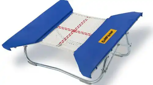 Rechteckiges Trampolin Eurotramp ® Open-End-Mini-Tramp School