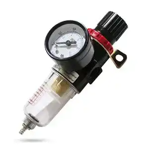Wasserabscheider Druckluft mengger, mit Filter und Manometer
