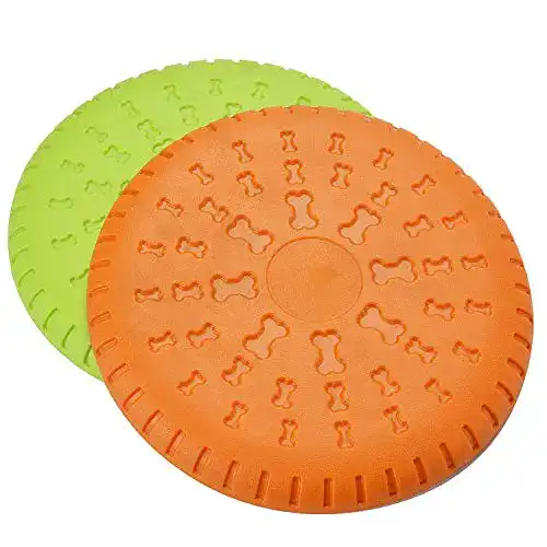 Hundefrisbee Legendog Scheibe Hund, 2 Stück, weiches Gummi