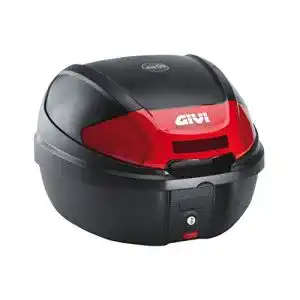 Givi-Topcase Givi E300 Monolock Topcase mit Platte schwarz matt