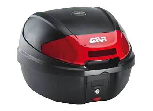 Givi-Topcase Givi E300 Monolock Topcase mit Platte schwarz matt