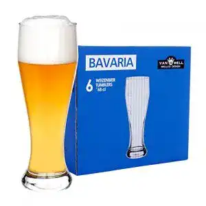 Weizengläser Van Well 6er Set Bavaria Weizenbiergläser klar