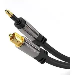Optisches Kabel KabelDirekt, Mini TOSLINK Kabel, 1,5m