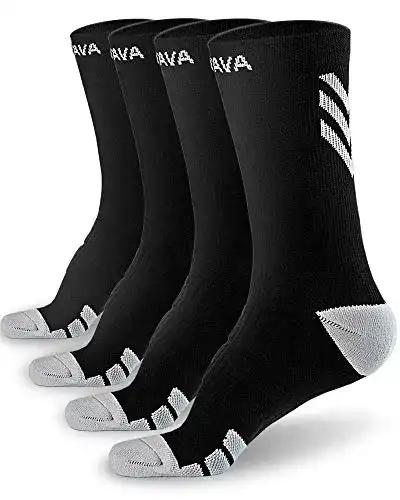 Die beste Kompressionssocken DOVAVA Socken Herren 4 Paar, Crew 2026 Test Bestseller Kompressionssocken DOVAVA Socken Herren 4 Paar, Crew