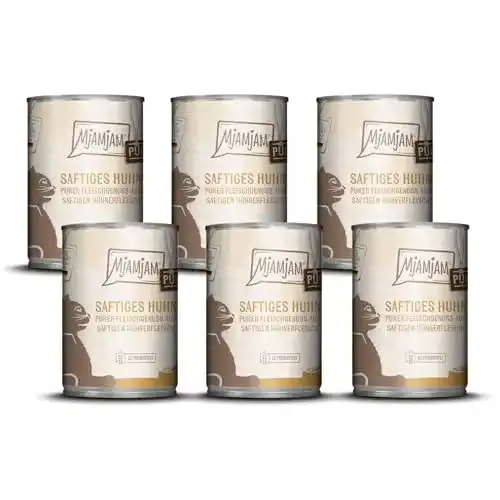 MjAMjAM-Katzenfutter MjAMjAM purer Fleischgenuss, 6er Pack