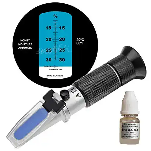 Die beste Refraktometer Honig HHTEC Imker 12-30% Wasser Feucht 2026 Test Bestseller Refraktometer Honig HHTEC Imker 12-30% Wasser Feucht