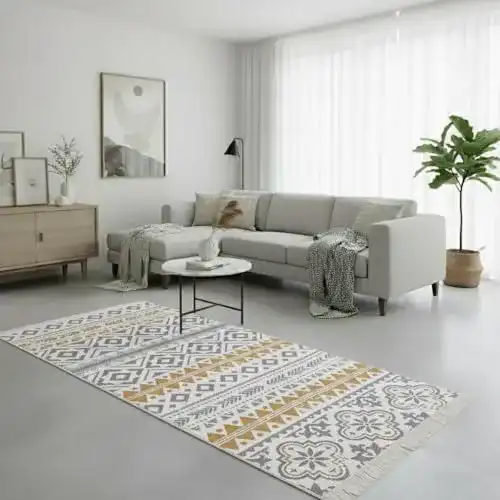 Kelim-Teppich Jimri Fashion4Home Teppich Kurzflor – Boho Kelim