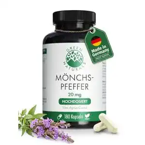Mönchspfeffer GREEN NATURALS, Vitex Agnus Castus, 180 Kaps.