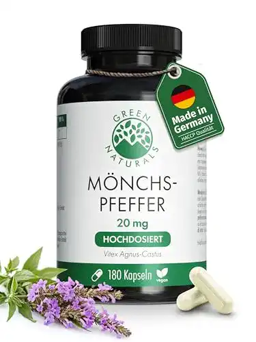 Mönchspfeffer GREEN NATURALS, Vitex Agnus Castus, 180 Kaps.