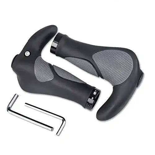 Lenkerhörnchen Amokee Fahrradgriffe ergonomisch, MTB Griffe