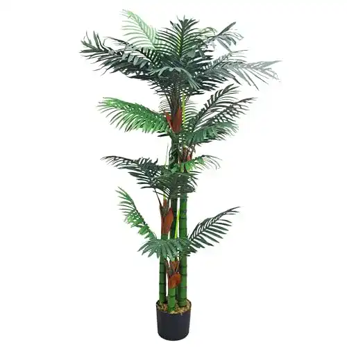 Kunstpalme Decovego Künstliche Palme groß Kunstpflanze Palme