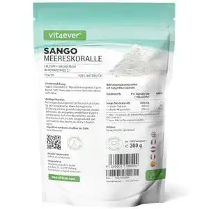 Calcium Vit4ever Sango Meereskoralle, 300 g Pulver