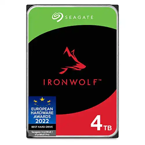 4TB-HDD Seagate IronWolf 4 TB interne Festplatte, NAS HDD