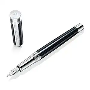 Füller Staedtler Initium Resina Füllhalter, schwarzes Edelharz, M