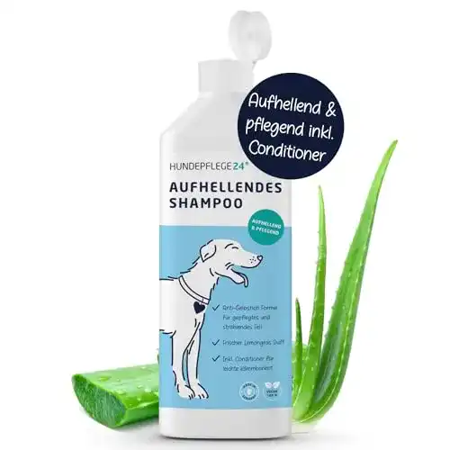Hundeshampoo (weißes Fell) Hundepflege24, 500ml