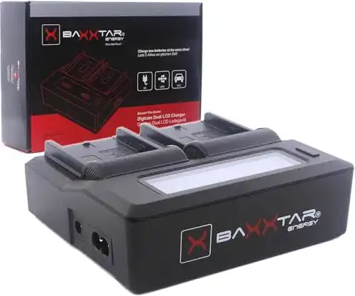Sony-Akkus Baxxtar PRO – LCD Dual Ladegerät