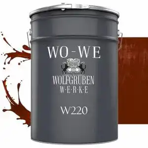 Holzschutzgel WO-WE Dickschichtlasur 2in1 Holzlasur Mahagoni