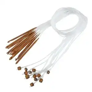 Tunesische Häkelnadel Emo-Tree EMOTREE, Holz, 3-10mm, 12 St.