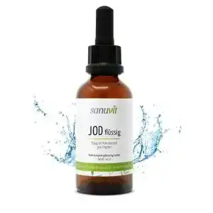 Jod flüssig Sanuvit ® – 30 ml Sehr ergiebig mit 78 µg Jod