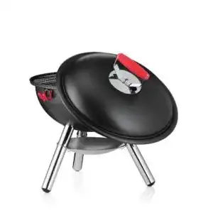 Mini-Kugelgrill Bodum FYRKAT Picknick Holzkohle-Grill, Schwarz