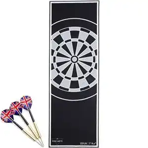 Dartteppich smartpeas Dart Teppich Nylon Long mit Dart Oche