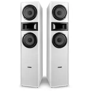 Standlautsprecher weiß Fenton SHF700W, HiFi Lautsprecher Stereo