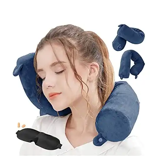 Nackenstütze Hxcxrst Reisekissen, Memory Foam Nackenkissen