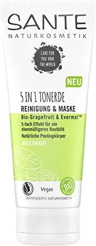 Tonerde-Maske Sante Naturkosmetik 5 in1 Tonerde Reinigung