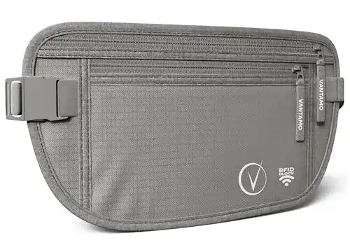 Bauchtasche diebstahlsicher Vantamo Geldgürtel Flach