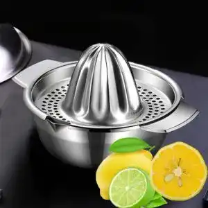 Zitruspresse Edelstahl ROVE Manuell Edelstahl mit Behälter 412ml